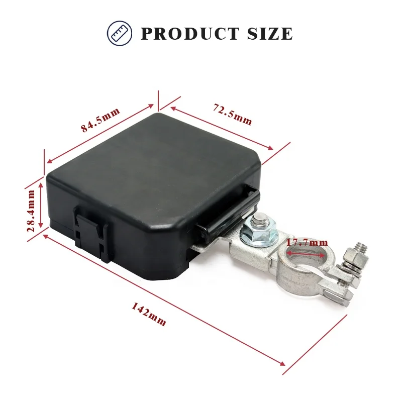 32V 4WAY Bolt-on Midi Fuse Box Fuse Holder Fuse Component With and Without Copper bar for Car Boat RV