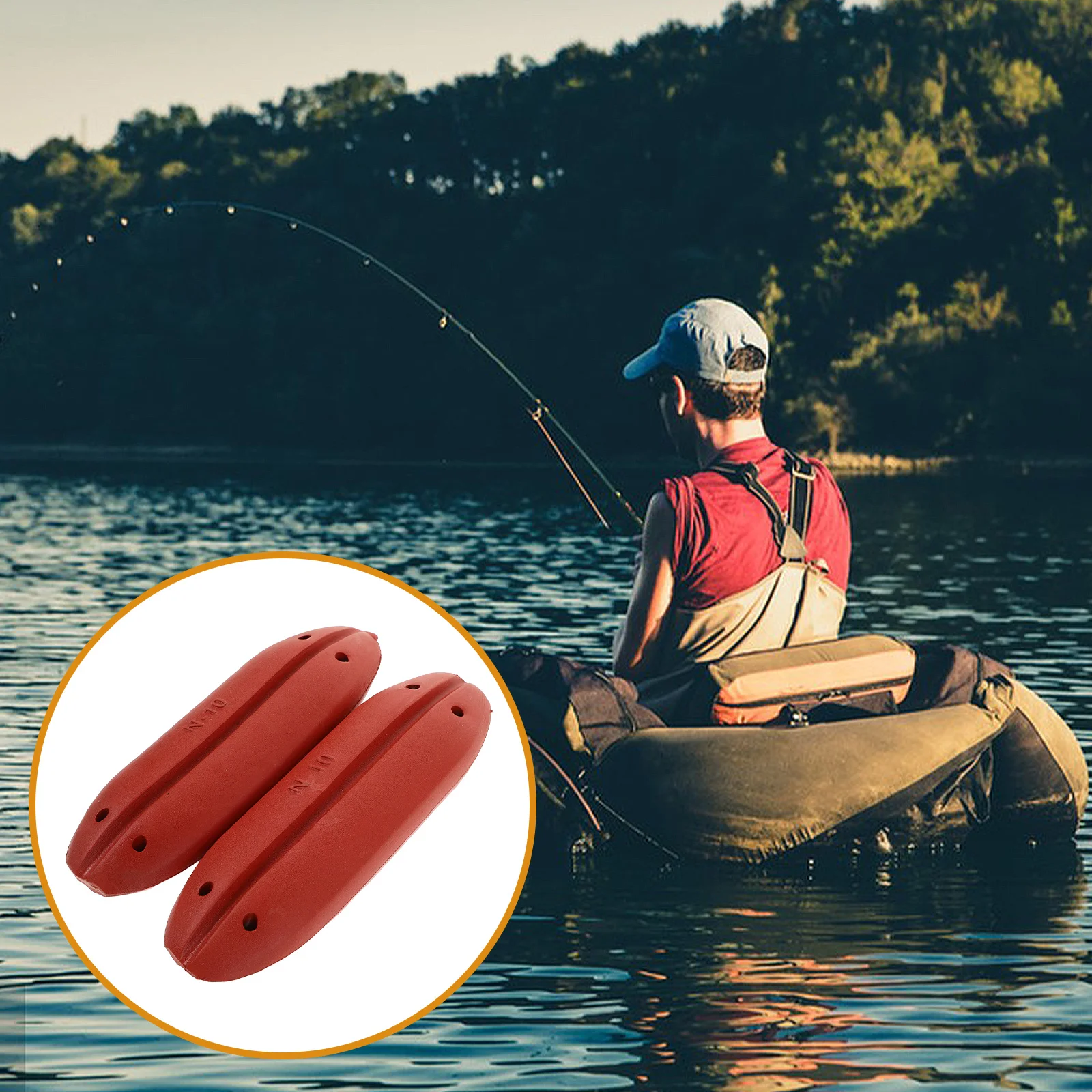 

2pcs Fishing Float Balls High Buoyancy Stable Nets Aquaculture Boat Mooring Crab Pot Marker Surface Maker Rope Floats Marine