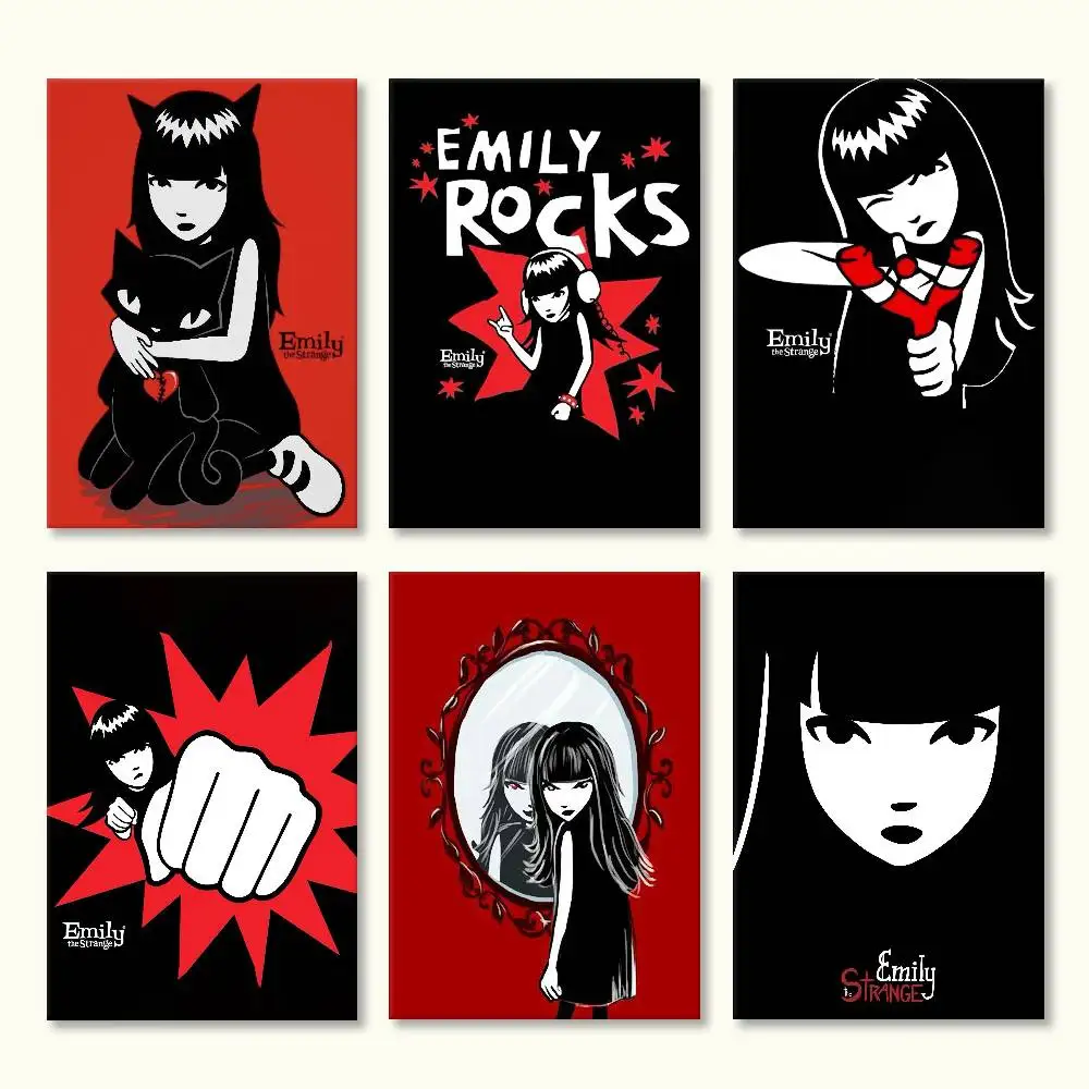 E-Emily The S-Stranges Poster HD Self Adhesive Waterproof Wall Art Ideal for Home Office Dorm Gift