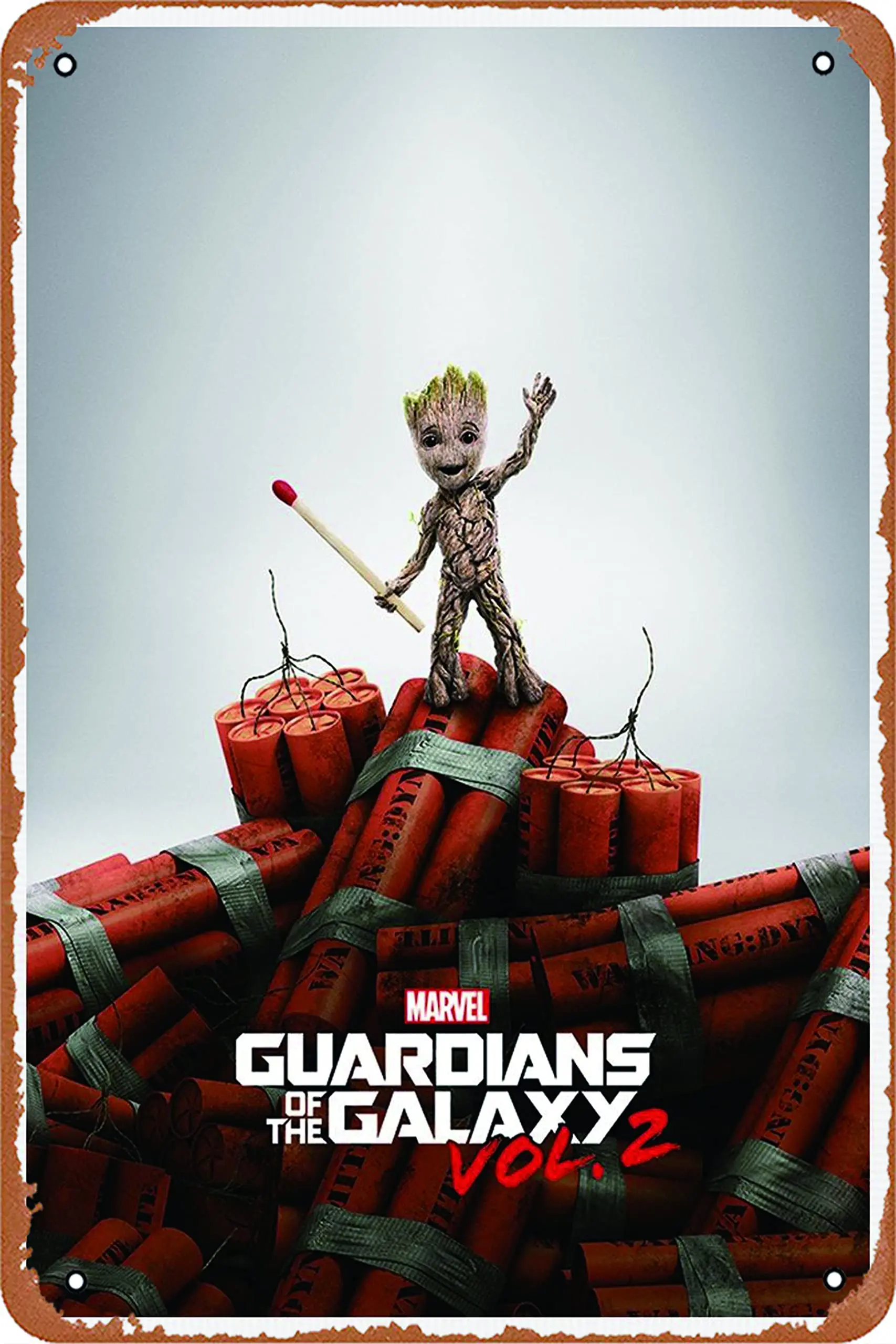 e Guardians Of The Galaxy Vol. 2 Movie ; TV Guardians Of The Galaxy Home Decor Tin Sign Retro Metal Bar Pub Poster 8 x 12 Inches