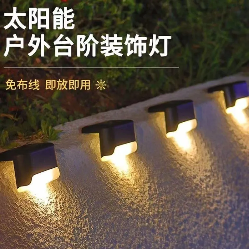 

Outdoor Waterproof Solar Power Garden Lamps For Fence Yard Patio Pathwa Fence Light-Best Selling