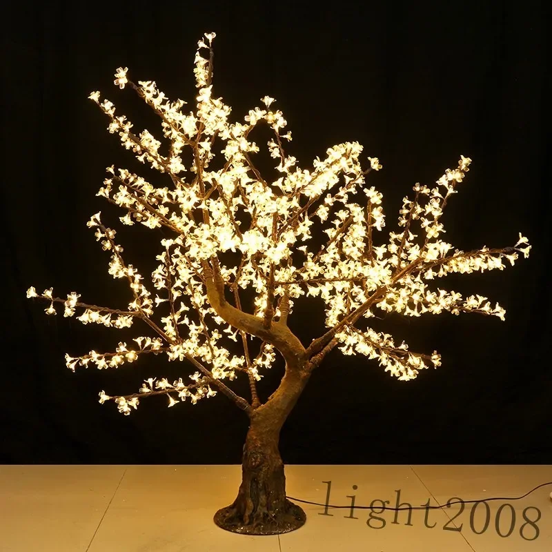 

LED Artificial Cherry Blossom Tree Light Christmas Light 768pcs LED Bulbs 1.5m Height 110/220VAC Rainproof Outdoor Use