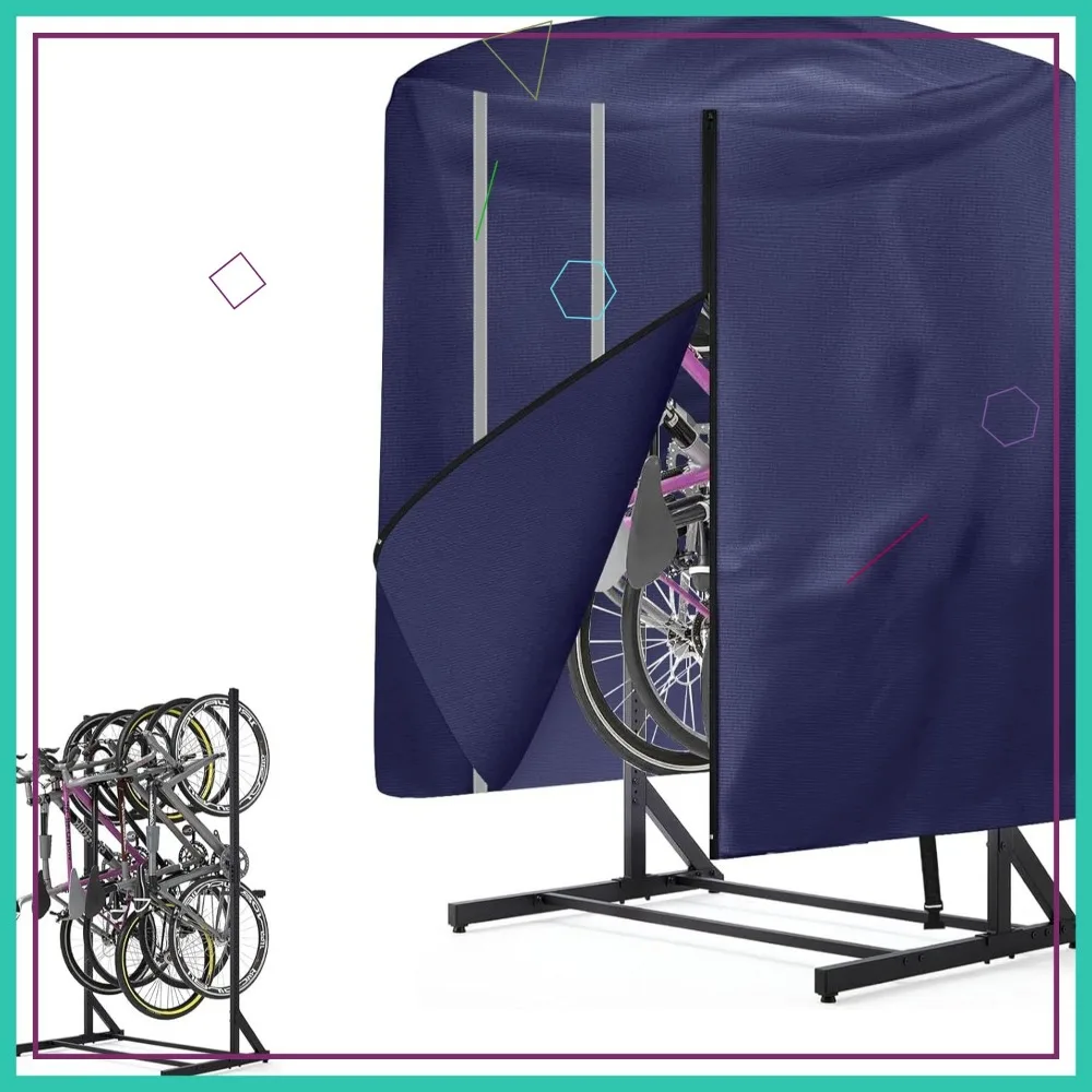 

Freestanding Vertical Bike Rack Cover - Waterproof, Weatherproof for Indoor Outdoor Use
