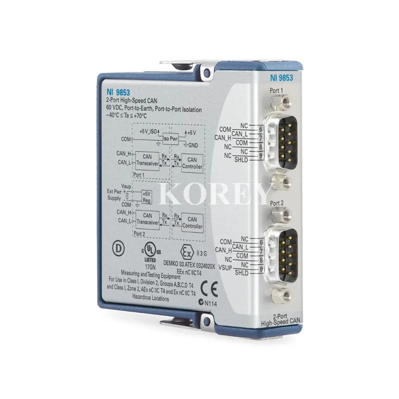 NI-9853 Dual Port High Speed CAN Module 779429-01 Please Inquiry