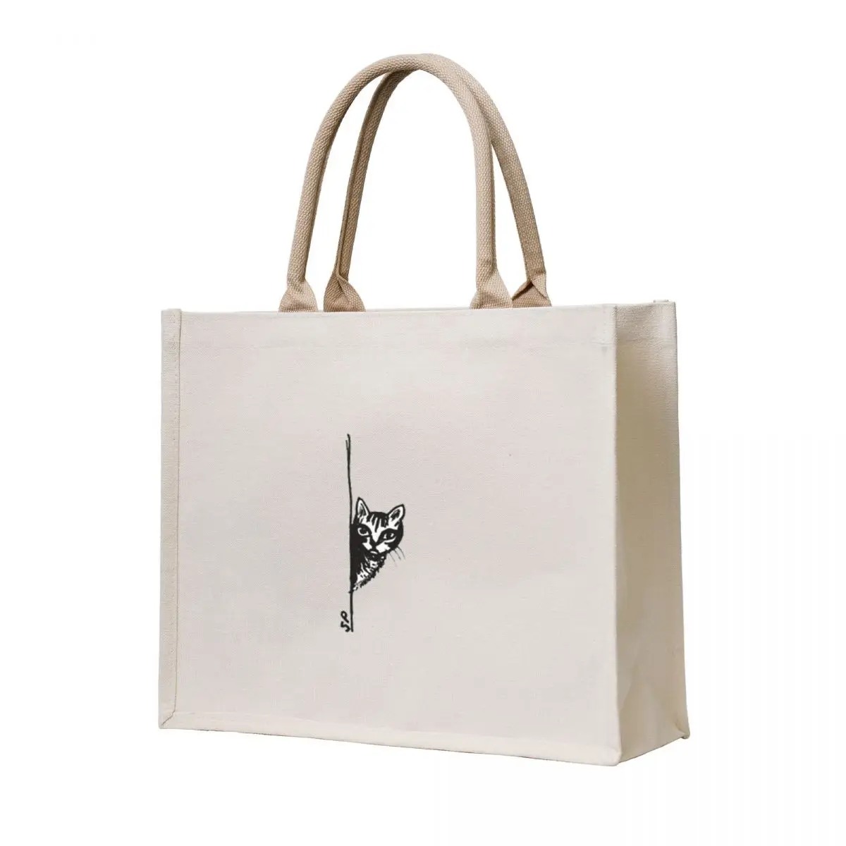 

Curious French Cat Tote Bag hand bags sacs de shopping Beach bag