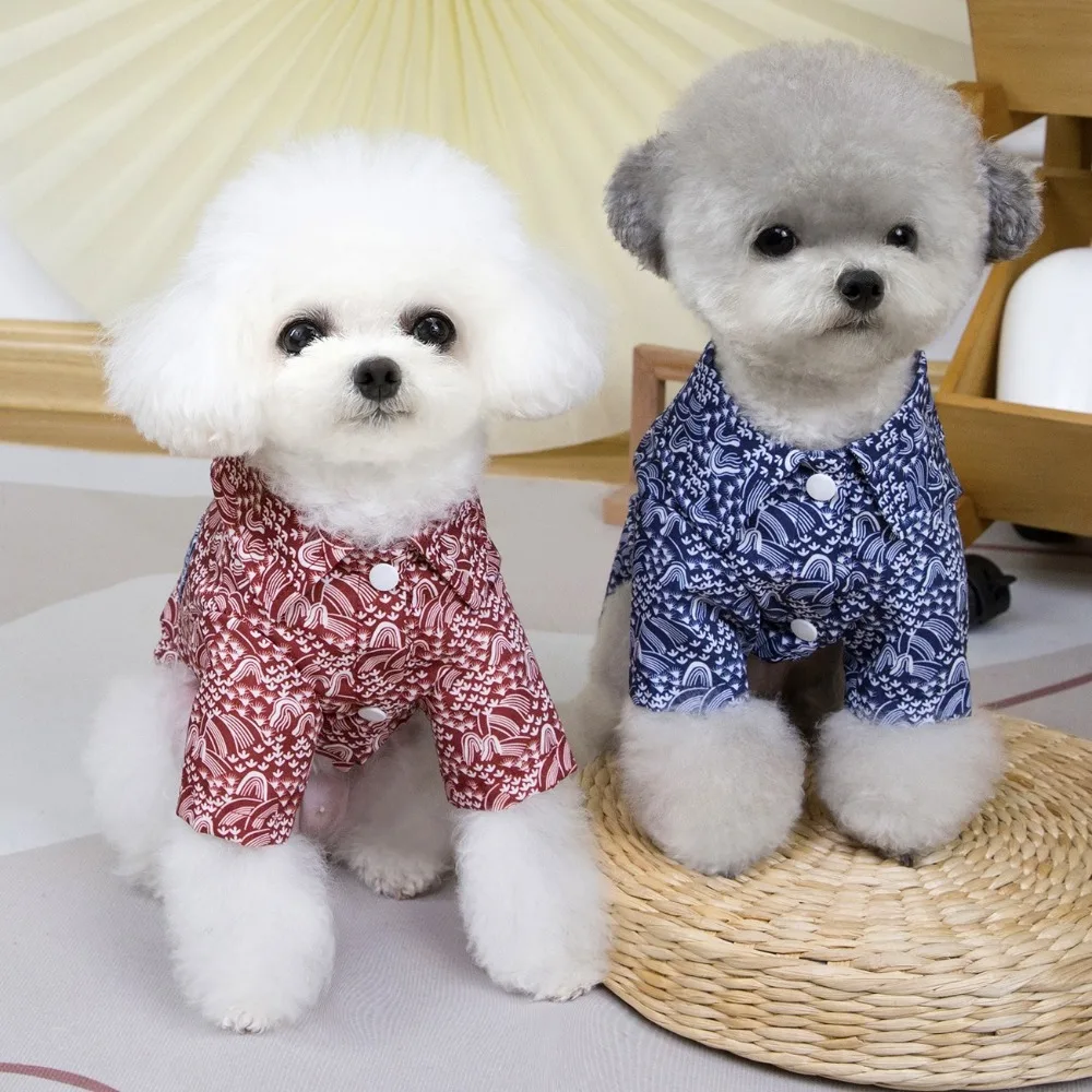 

Creative Cartoon Pet Mountain Shirt Sun Protection Comfortable Dog T-shirt Breathable Dog Costume For Small Dog Cat