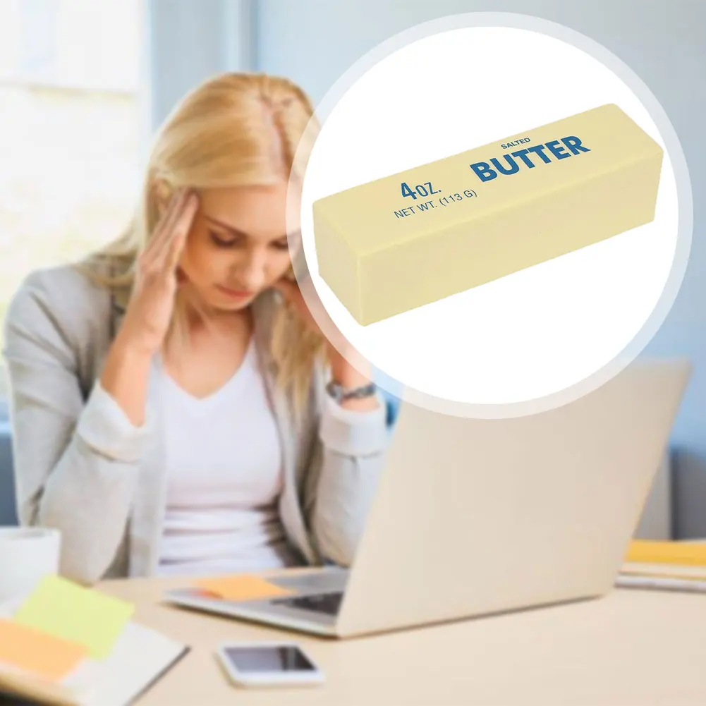 Bastoncini per burro a lenta crescita Squishy Giocattolo Squishy per alimenti Sollievo dallo stress Profumato Scrivania da ufficio Antistress Aiuto per il relax