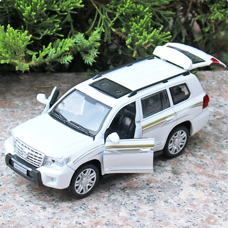 1/32 Toyota LAND CRUISER Prado SUV Alloy Car Model Simulation Diecast Metal Toy Off-road Vehicles Car Model Collection Gift