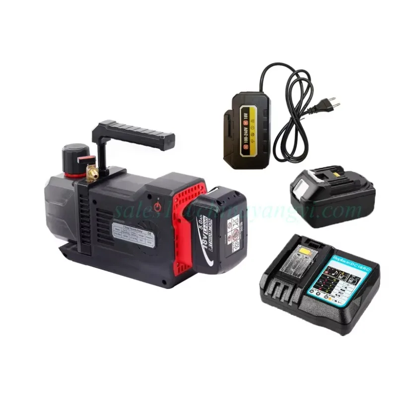 Pompe à vide sans fil à batterie au lithium 18V sans balais CC, double tension, R32, pompe à vide pour climatiseur sans étincelles