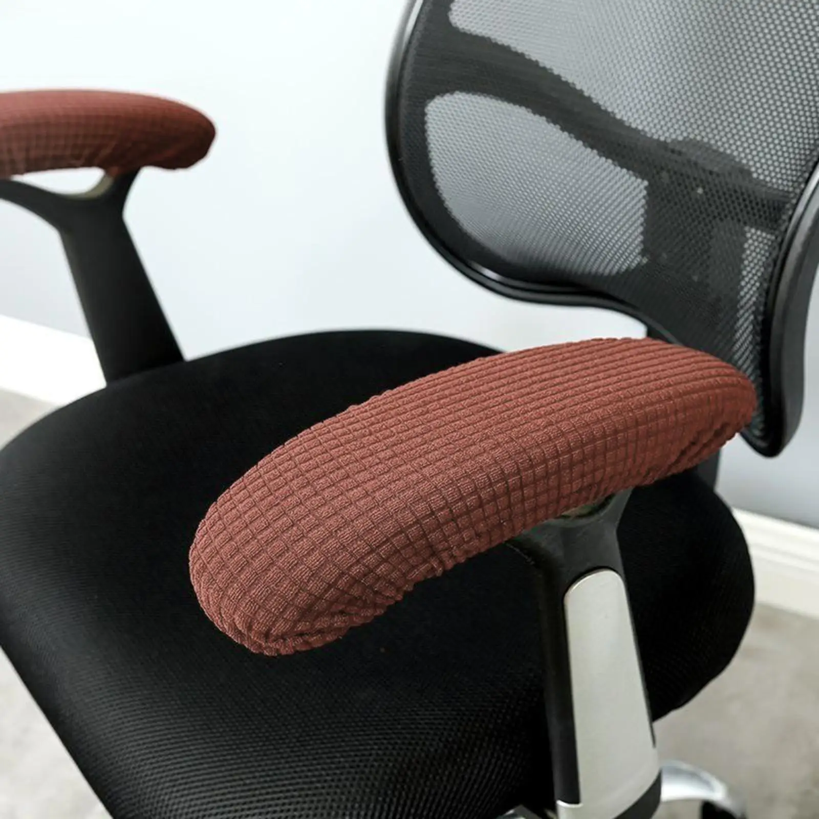 Universal Size Elastic Armrest Cover for Armchair Washable Office Home Desk Computer Chair Slipcovers