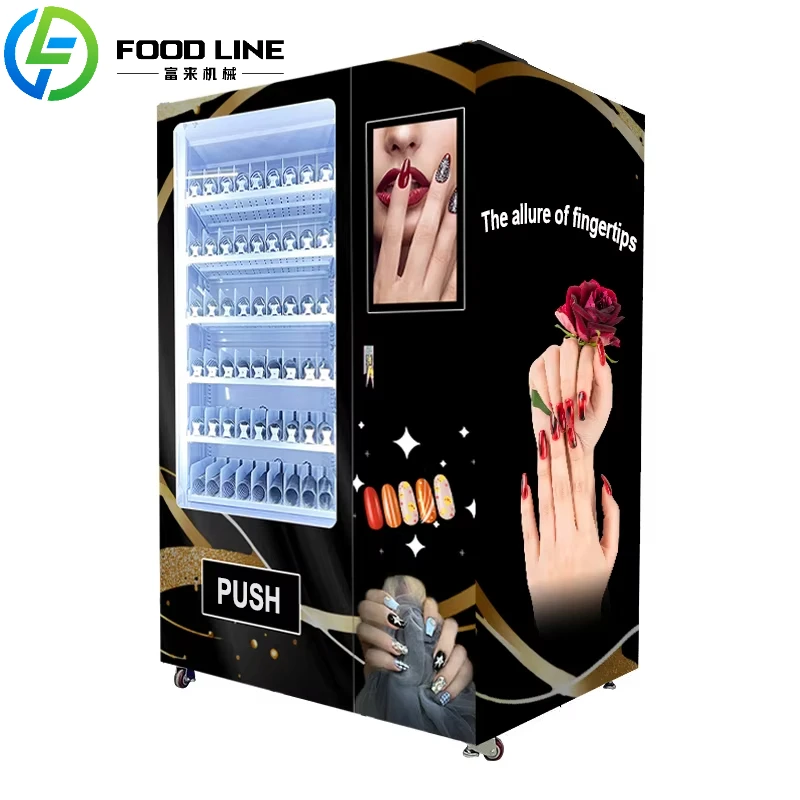Custom Business Cosmetic Vending Machine Makeup Eyelash Wig Product Dispenser With User Friendly Control Panel