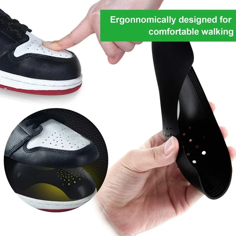 1 pair light Anti crease protector Anti crease bending Supporting shoe toe crease-resistance  Suitable for sports shoes