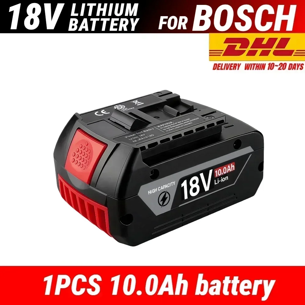 100% origineel voor Bosch 18V accu, 12.0Ah draadloze lithium-ion accu voor elektrisch gereedschap, BAT609 BAT610G BAT618 BAT620 BAT622