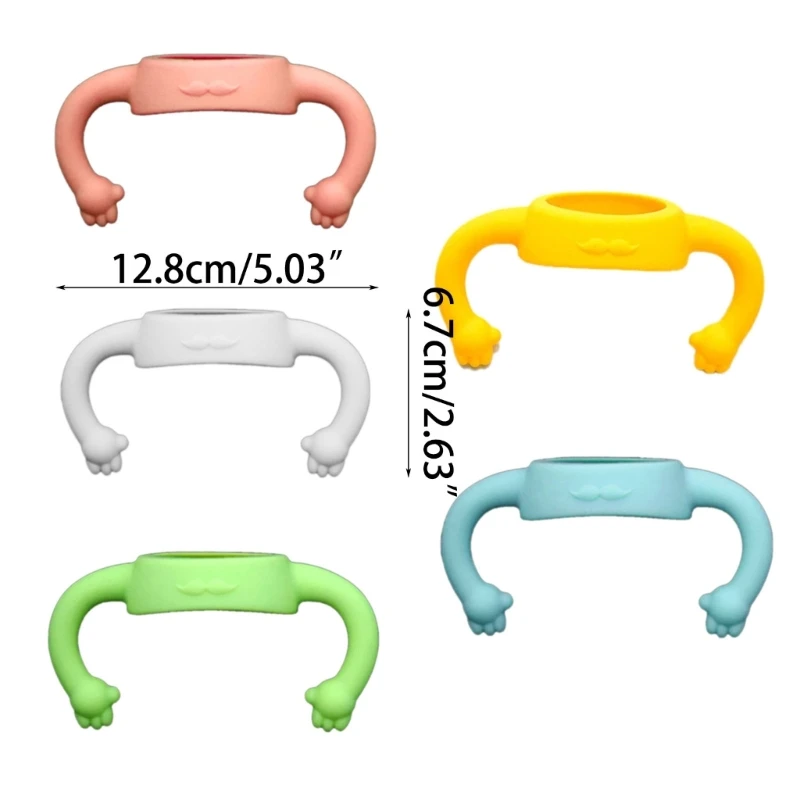 Baby Feeding Bottle Handle Baby Feeding Nursing Bottle Holders Easy Grip Plastics Handle Replacement for 2.17