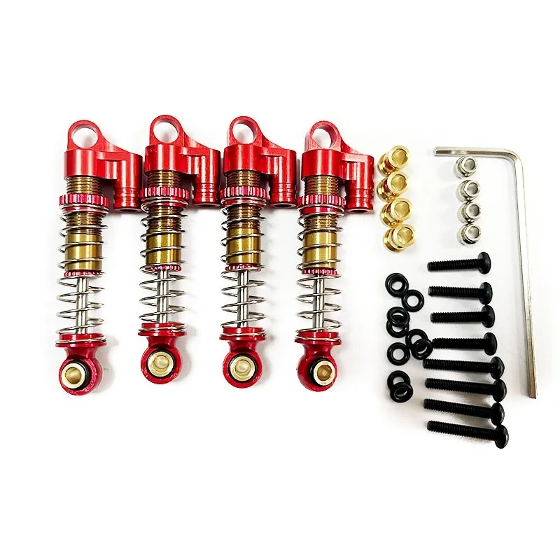 Fms 1:18 Chevrolet K10 Remote Control Car Metal Upgrade Accessories Shock Absorber Combining Servo Motor Seat Steering Tie Rod