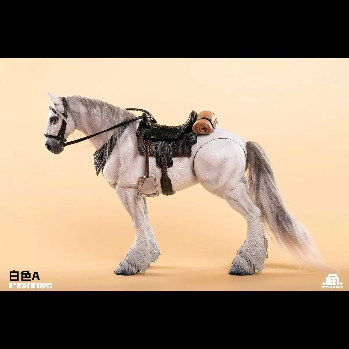 

Игрушки-фигурки Fish Toys Year of the Horse: оригинальная базовая фигурка лошади 1/12, подвижная фигурка животного для бездорожья, можно сочетать с доспехами.