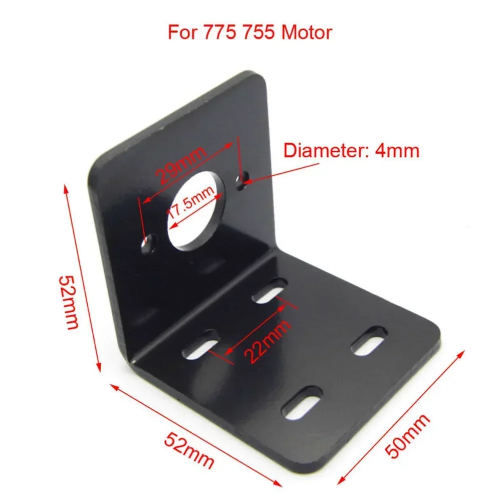 1sets Motor Mounting Bracket With 2 Mounting Screws  For 380 550 545 555 755 775 RC Spare Parts Motor Installation Metal Bracket