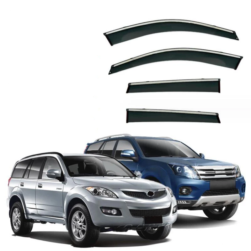 

Window Visor Side Window Deflector Weather Shield For Great Wall X200 X240 2007 2008 2009 2010 2011 2012 2013 2014 2015 - 2019