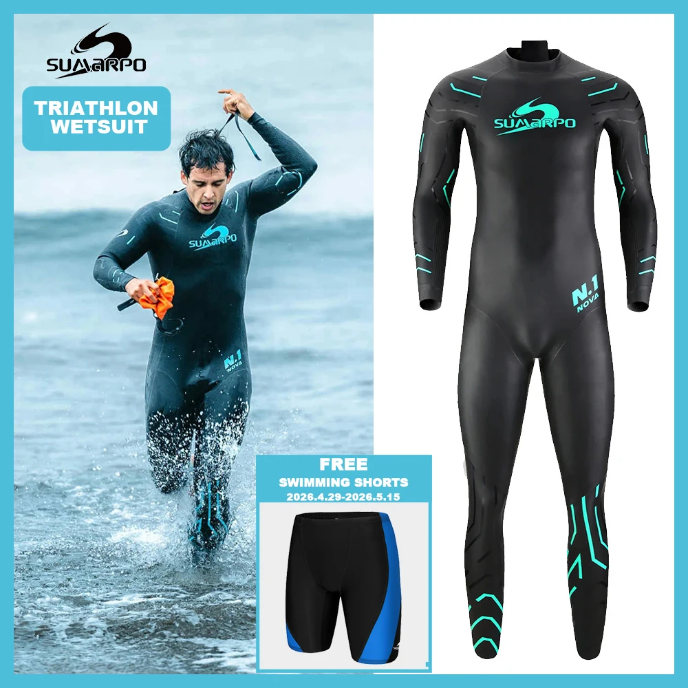 SUMARPO triatlonwetsuits, zwemmen op open water, 5/3 mm Yamamoto neopreen SCS