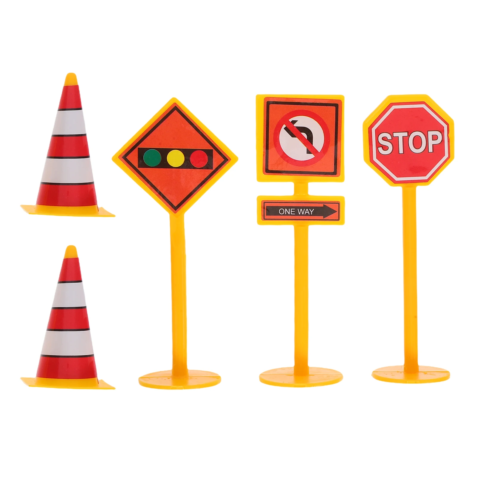 

5 Pcs Firefighter Picks Cake Decorations Cupcake Topppers Birthday Figurines Dessert Party Supplies Safe Material Creative