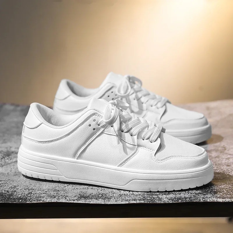 

Мужские вулканизированные туфли простого однотонного цвета, галстук, плоский каблук, низкий верх, круглый носок, неглубокий рот, галстук и повседневная спортивная обувь