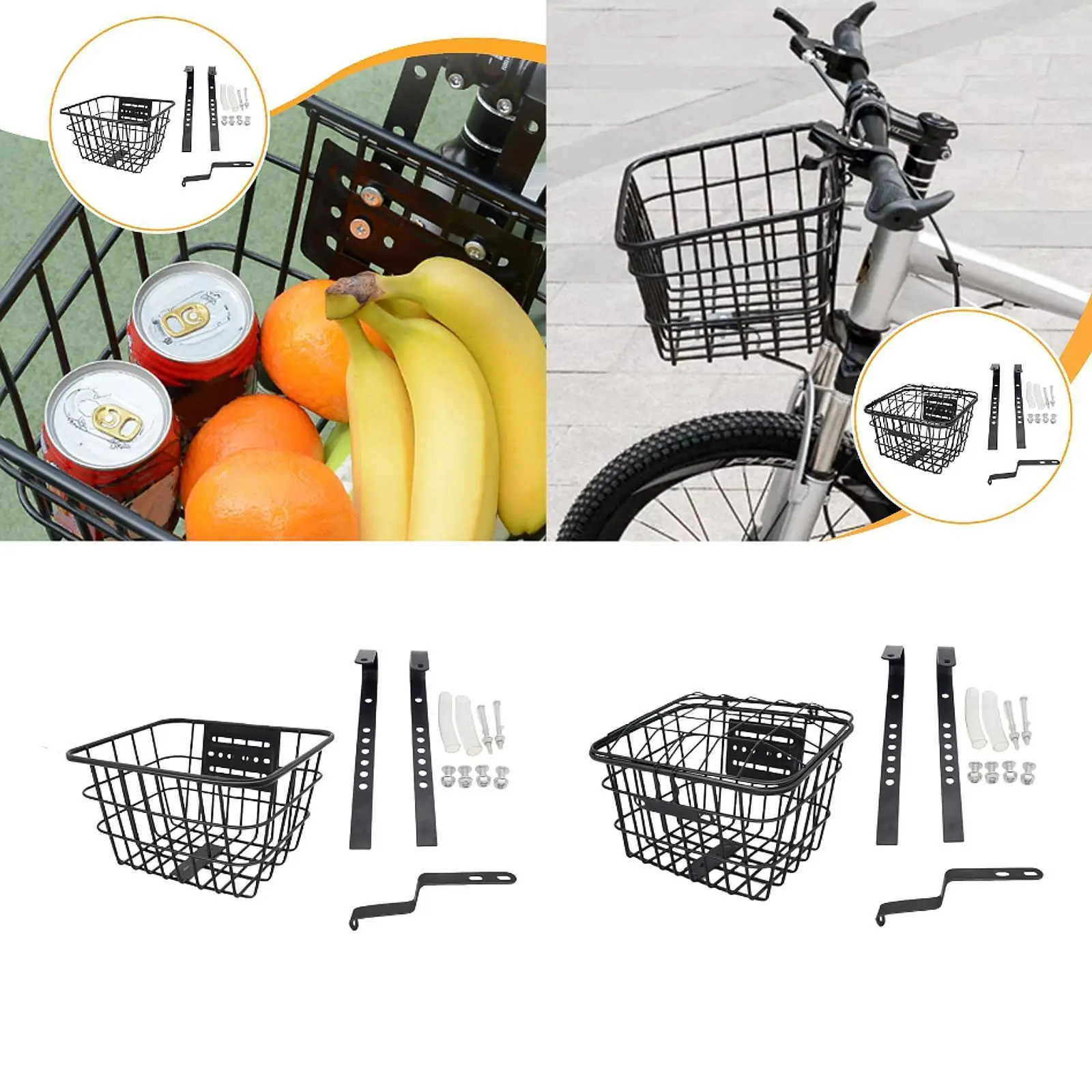 

Kids Bike Basket Practical Portable Cycling Basket for Boys Biking Bicycling