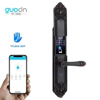 Home Security Digital Electronic Lock Tuya Ttlock Waterproof Smart Fingerprint Lock BLE WIFI Smart Door Lock