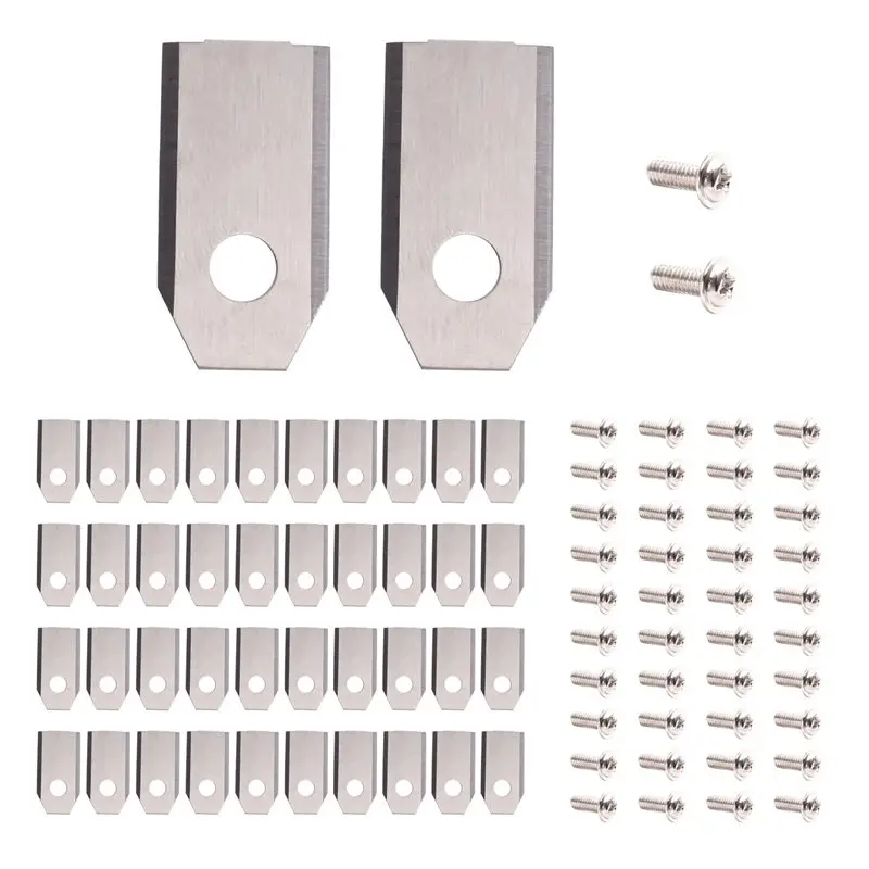 A25F-Ersatzklingen (42 Stück) mit Schrauben für ECOVACS Goat G1 O500, O800 O1200, G1-800 G1-1600 Roboter-Rasenmäher – Detail 7