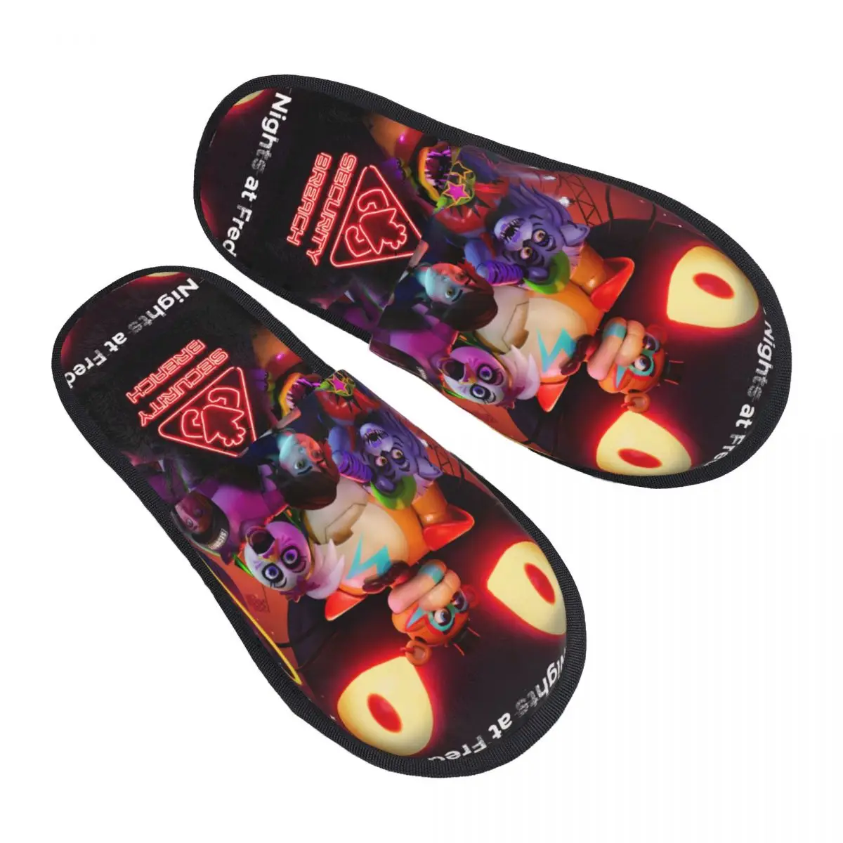 

FNAF Game Straight Men Women Furry slippers Leisure pantoufle homme Home slippers