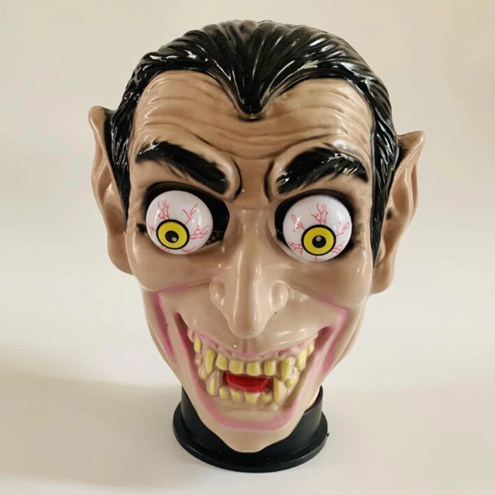 Maska na Halloween Wiosenna Maska na Oczy Straszny Horror Nakrycie Głowy Halloweenowa Maska Cosplay Kostium Imprezowy Rekwizyt dla Kobiet i Mężczyzn (Typ z Dużymi Uszami)