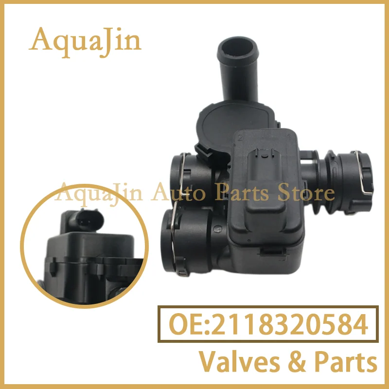 2118320584 Coolant Heater Control Solenoid Water Valve For Mercedes Benz W211 C219 E320 E350 E500 E550 E55 E63 E320 A2118320584