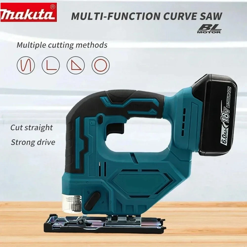 

Makita DJV182 cordless wire saw: 18V, 300W, 0-2700rpm, 80mm stroke, 45 cutting, used for wood/plastic/metal cutting driving tool