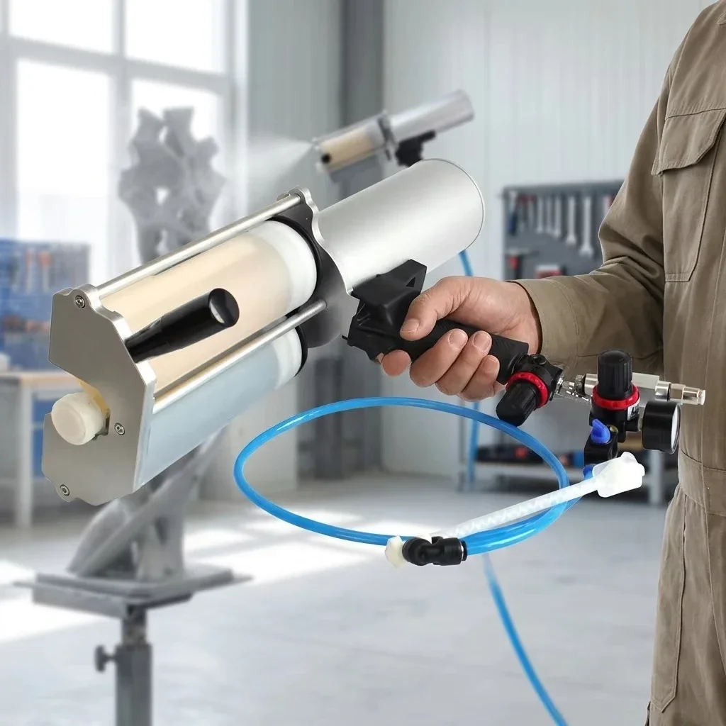 Pneumatic Glue Cylinder Waterproof Polyurea Paint Cold Sprayer for Construction Waterproofing Coating Works