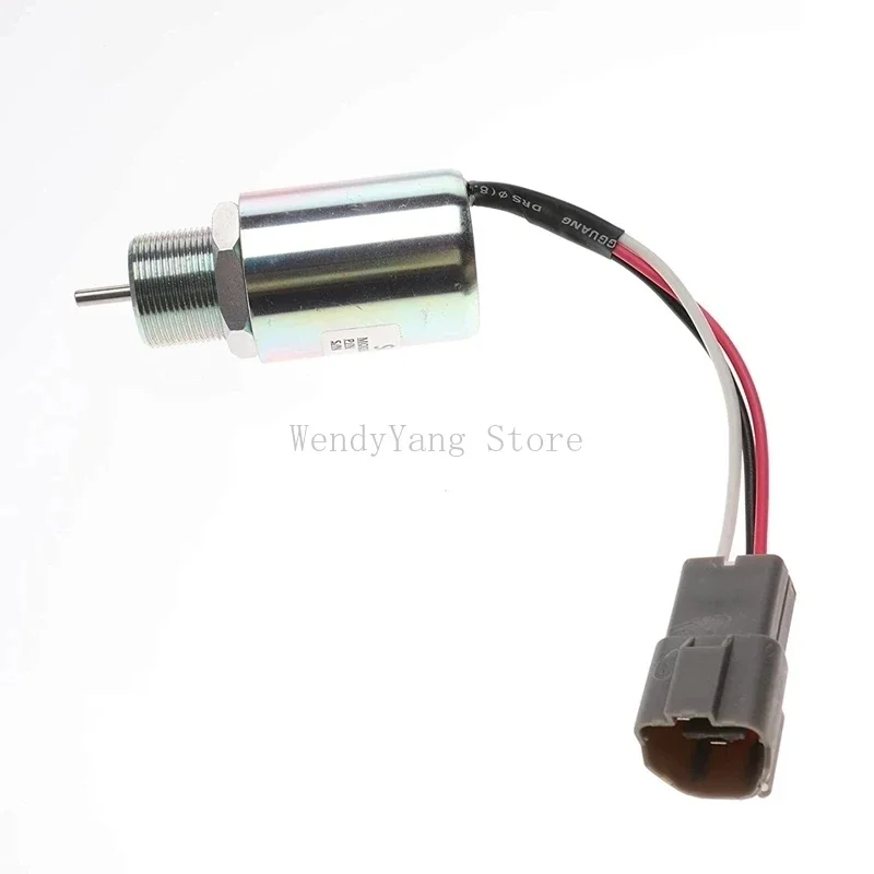 

SA-3725-12 30A87-00040 Fuel Shut Off Solenoid for Mitsubishi L2E L3E S3L S4L Engine Volvo EC15 Toro 223D Mahindra 12VDC