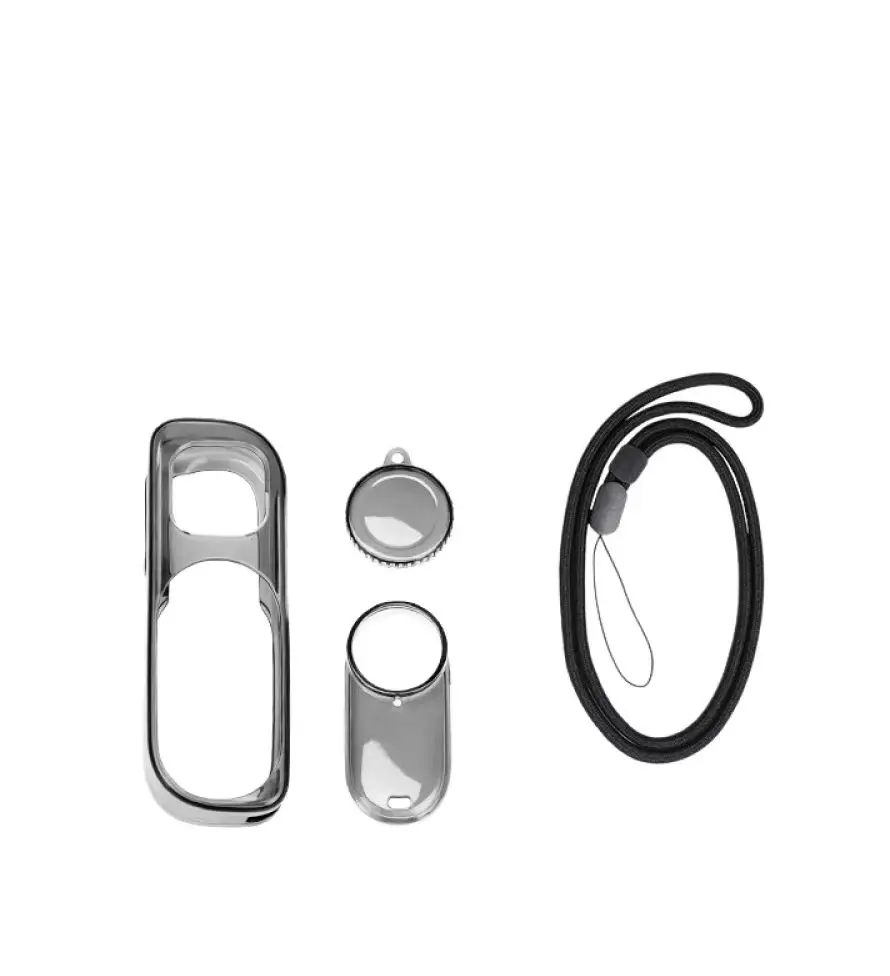 Transparent Clear Protective Cover For Insta360 GO3S Anti-Drop Dustproof Lightweight Scratch Resistant Camera Protector