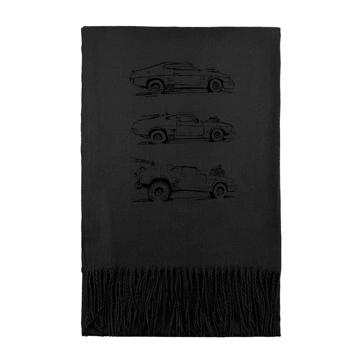 

Muscle Car Sketches осенне-зимний женский простой вязаный шарф