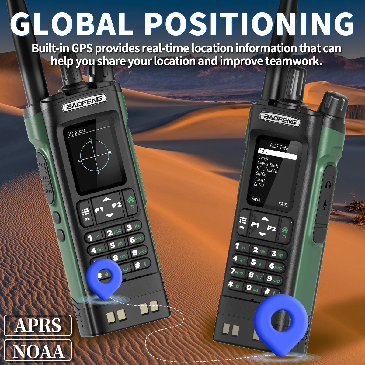 Baofeng DM-32 radio DMR walkie talkie GPS con APRS - imagen 5