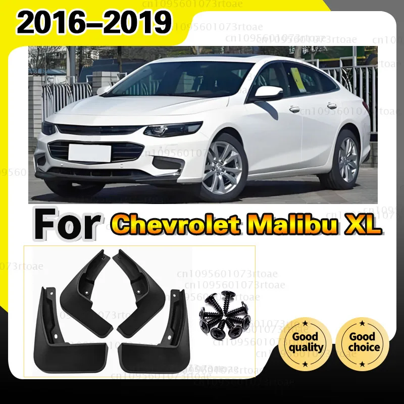 Mudguards For Chevrolet Malibu XL LT RS 2016 2017 2018 2019 Wheel Eyebrow Car Mudflaps Mud Flaps Splash Guards Front Rear