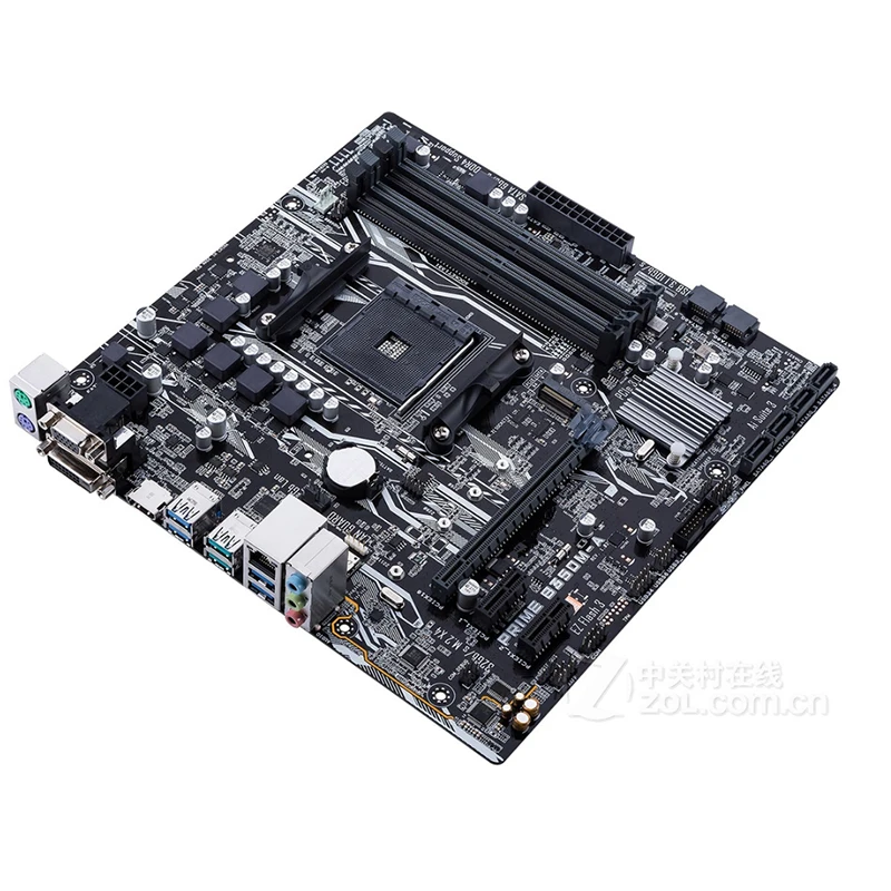 For AMD B350 PRIME B350M-A motherboard Used original Socket AM4 DDR4 32GB USB3.0 SATA3 Desktop Mainboard