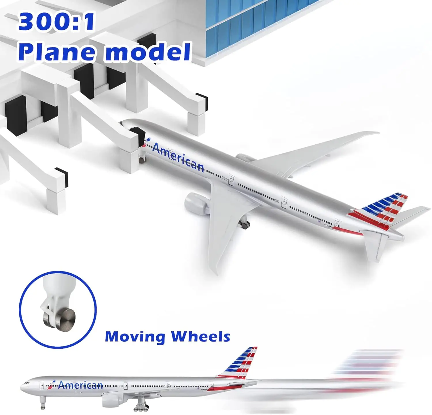 20 سنتيمتر لأمريكا B777 نموذج طائرة نموذج طائرة معدنية مصنوعة من خليط معدني مناسبة لعرض المجموعة #4