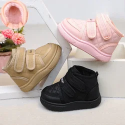 Autumn New Thick Girls' Boots Soft Soles Comfort Classic Child Shoe Versatile Trendy Simple Boys' Shoes Ankle Boots for Women