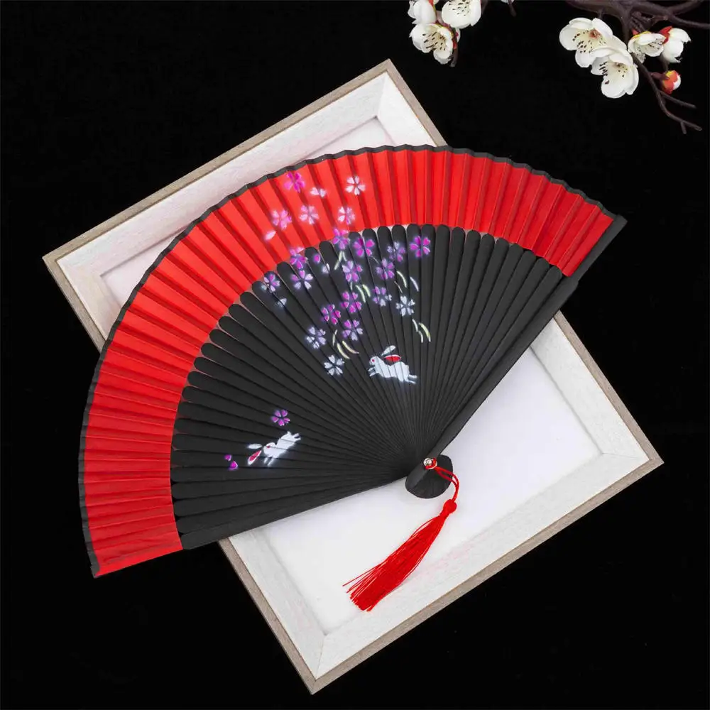 Chinese Style Bamboo Folding Fan, Classical Carving Craft