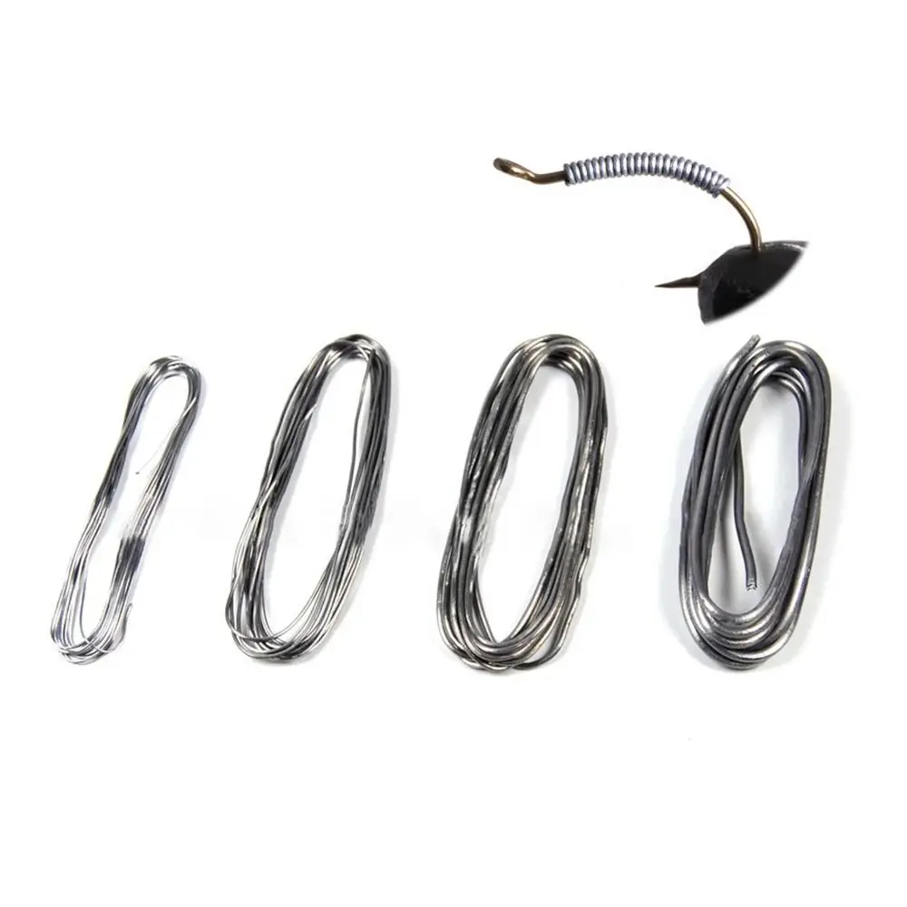 Nuovo 0.5Mm 0.8Mm 1Mm 2Mm Linea Di Piombo Da Pesca Caduta Filo Di Piombo Morbido Pesca Zavorra Streamer Ninfa Linea Piombini Pesca-image