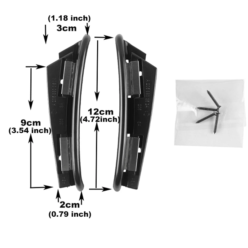 For Mercedes S205 W205 C180 C200 C250 C300 C43 S213 W213 E200 E250 E300 E43 AMG Bumper Fender Flare Extension Wheel Eyebrow Lip2