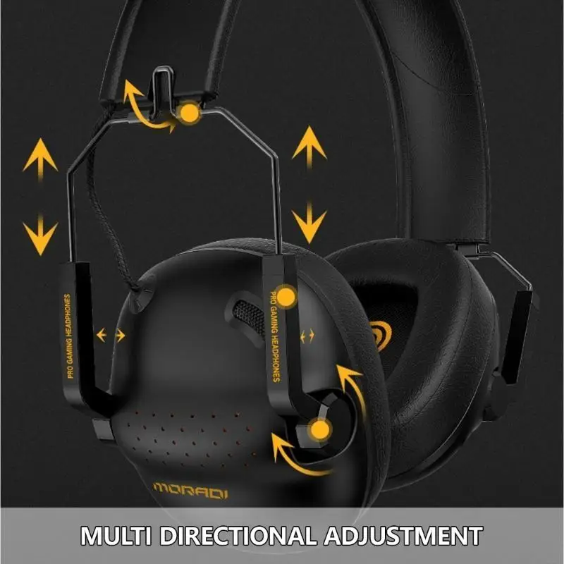4X7E Gaming Headset with Microphone Gaming Headphones Stereo 7.1 Surround Sound