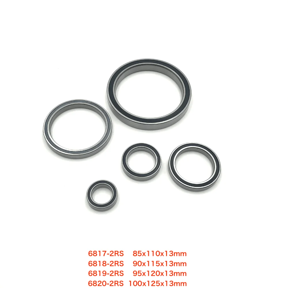 6817-2RS , 6818-2RS , 6819-2RS , 6820-2RS  RS Double Rubber Sealed Thin Wall Deep Groove Ball Miniature Bearing 3D Printer Parts