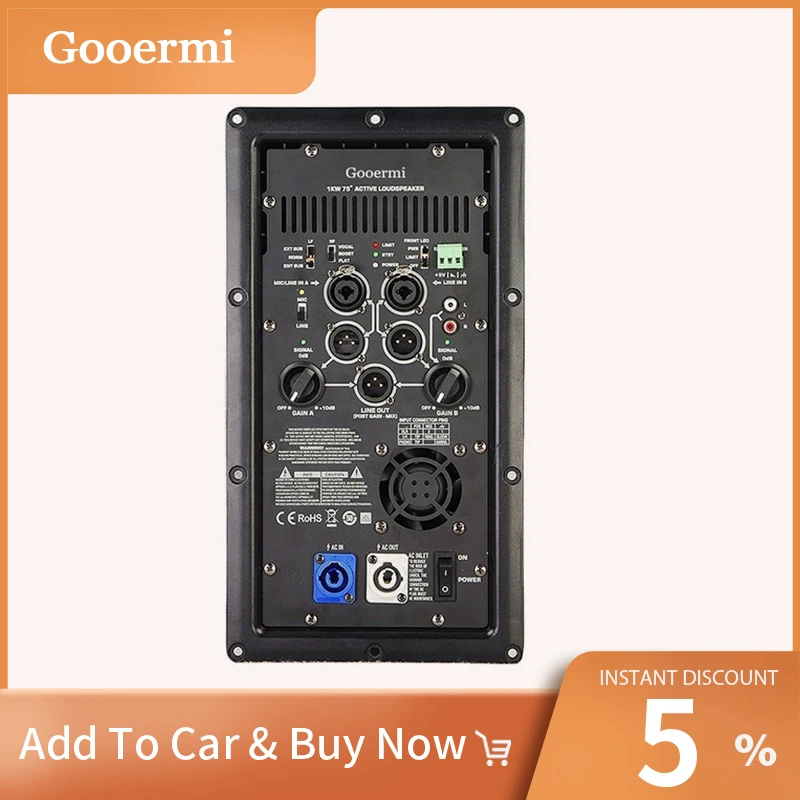 Gooermi-K12A Professional Digital Power Amplifier Module Class D Power Amplifier For Home Speaker