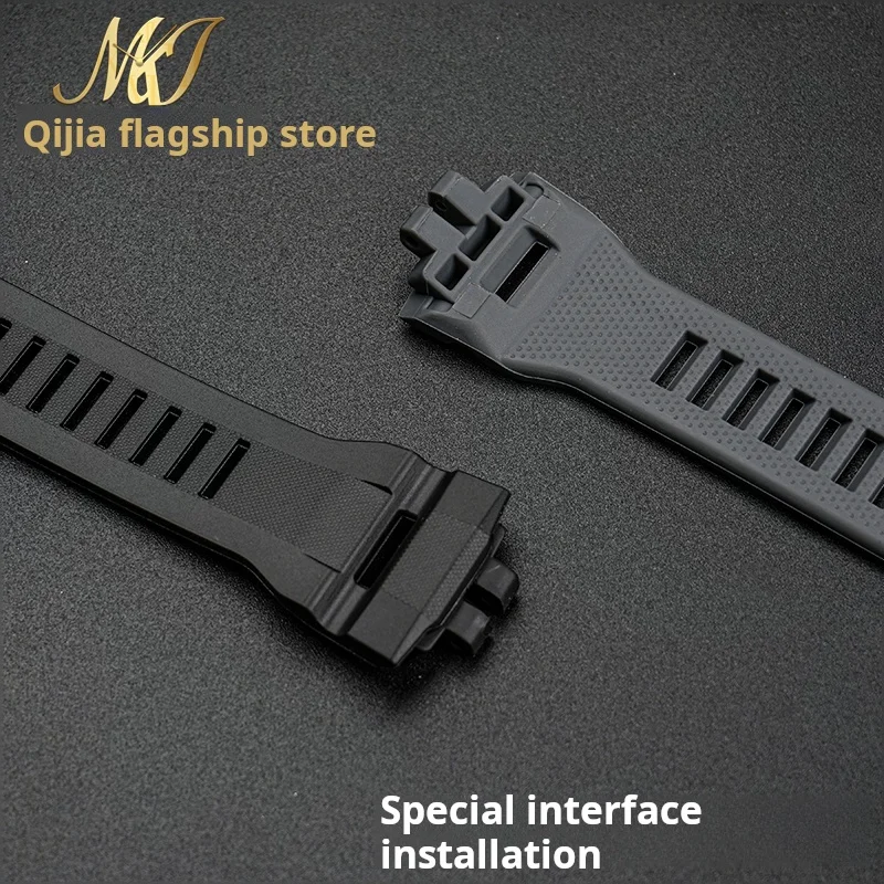 New For Casio Small Square GBD-200SM GBD-200 Cat Rubber Silicone Watch Strap Men\'s Watchband waterproof Black gray mans bracelet