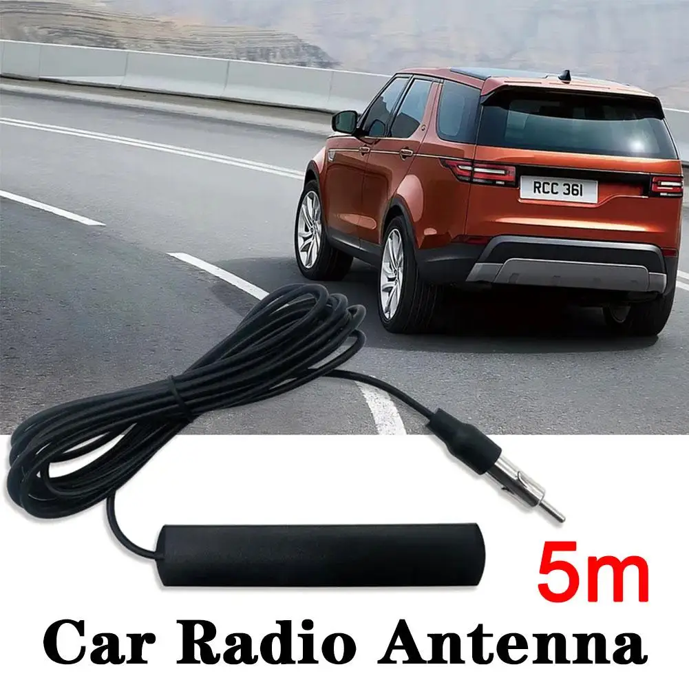 5m Universal Car Electronic Radio Antenna Strong Signal Booster Patch Antenna Car Antenna Car Amplifier Car Am Fm Accessori I9v8