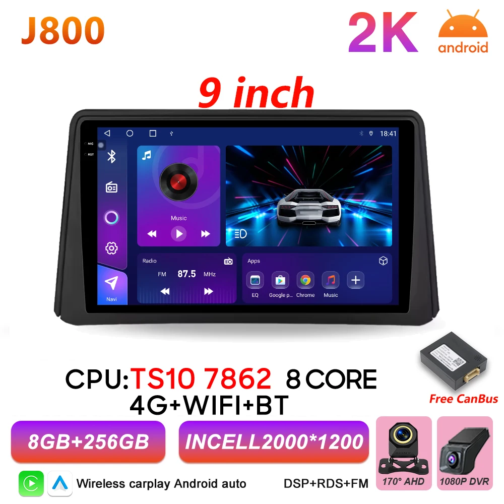 Autostereo Android 16 Radio voor Opel Mokka Vauxhall Mokka 2012 2013 2014 2015 2016 Carplay Video Multimedia Speler BT Head Unit